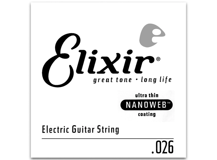 Elixir NWE26 Nanoweb Electric .026 15226 